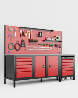 2,5 Metre 1 Takım Arabalı Çalışma Tezgahı