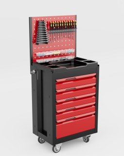 5 Çekmeceli Panolu takım arabası